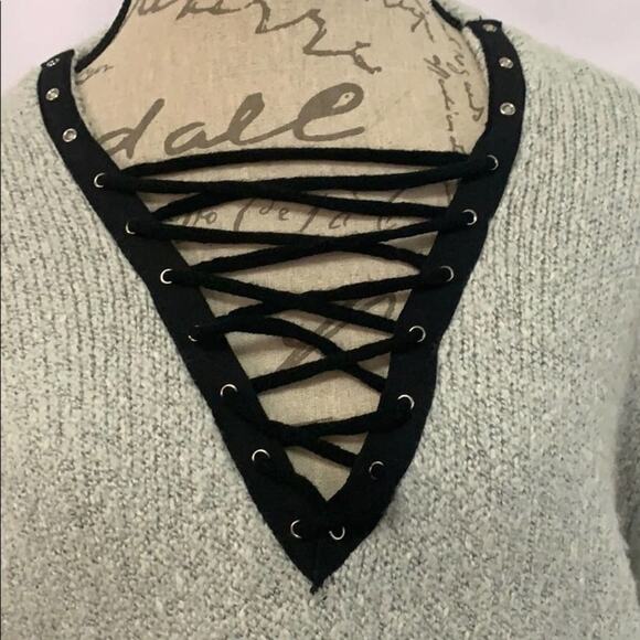 ETRO SWEATER‎ LACEUP FRONT DETAIL SOFT SIZE S - Picture 6 of 8